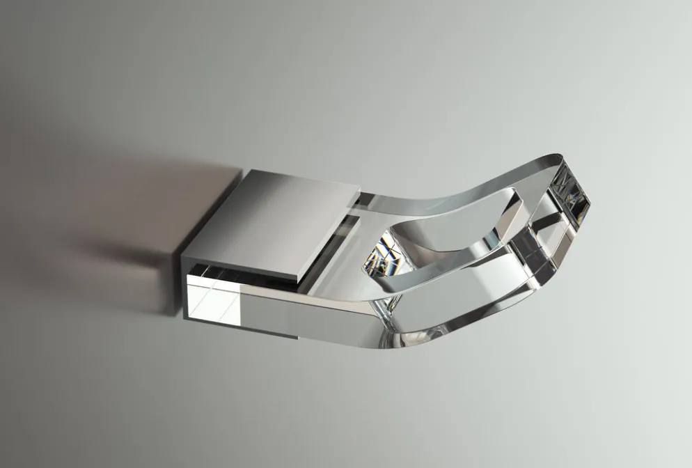 Appendiabiti da parete in plexiglass Casper One