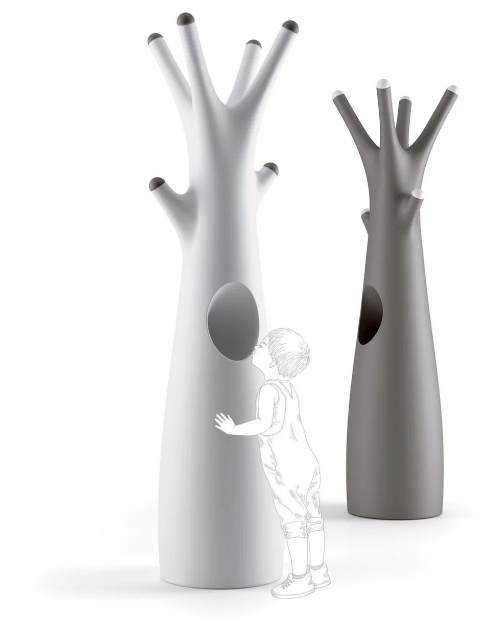 Attaccapanni da terra design moderno Godot