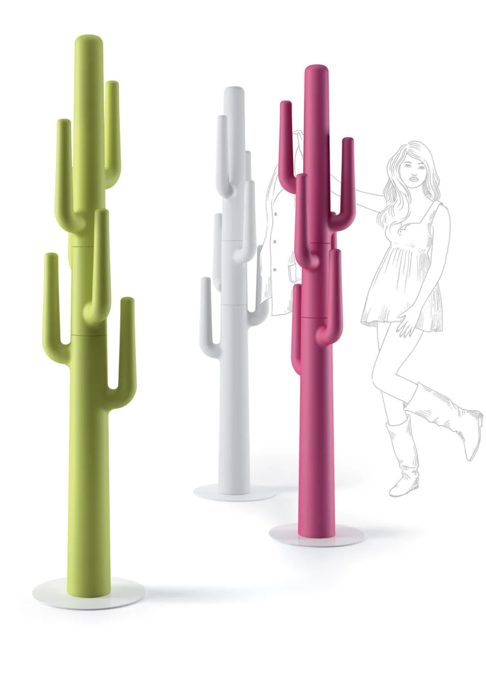 Attaccapanni design moderno Lapsus a forma di albero