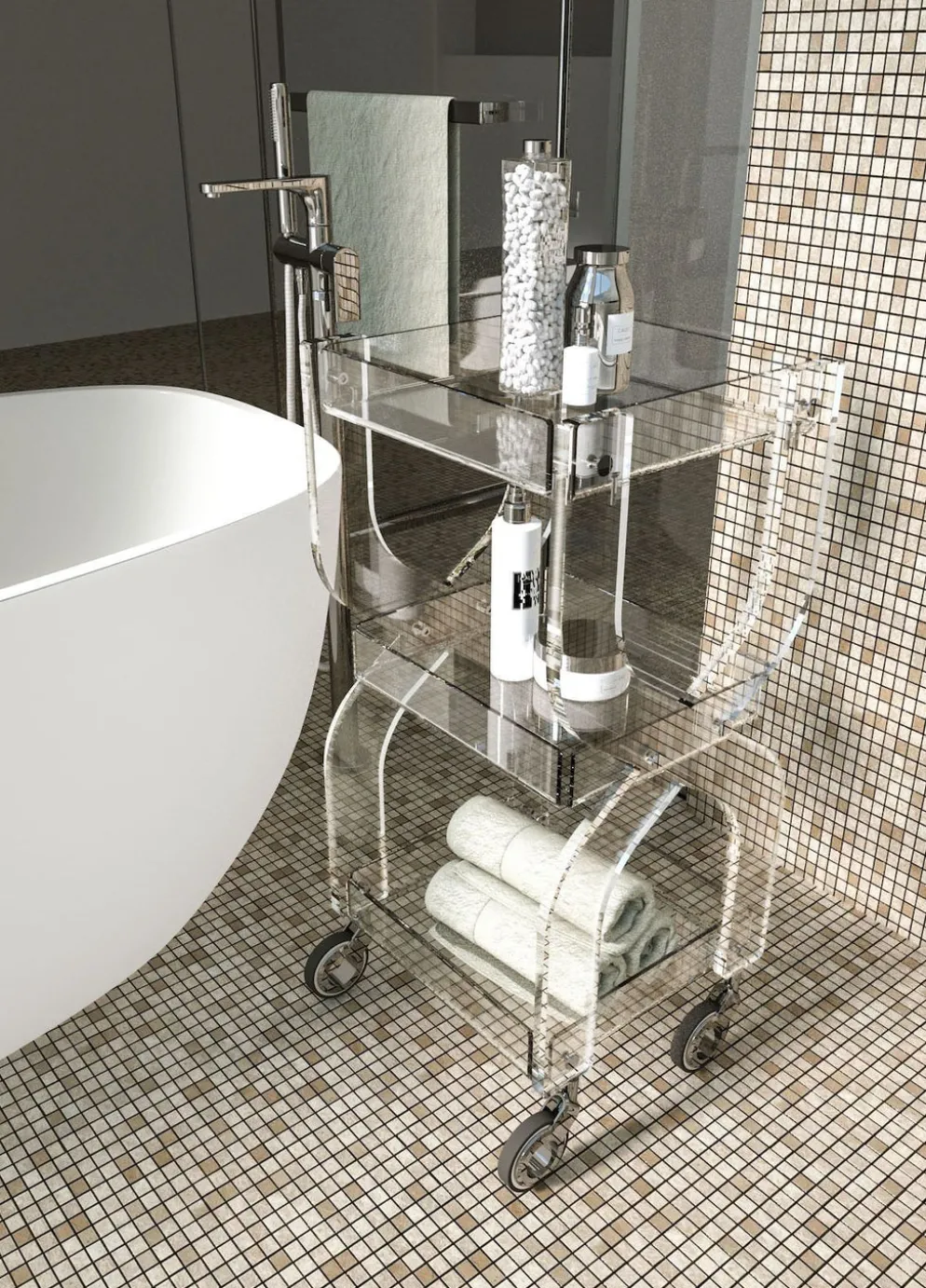 Carrello per cucina o bagno Rosita
