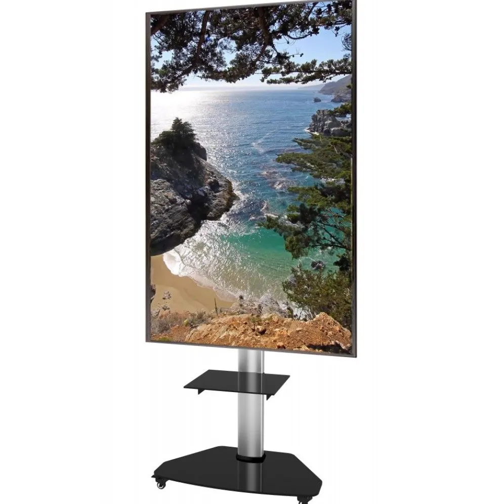 Carrello porta TV Agile regolabile e ruotabile