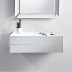 Cassettiera pensile Unit da parete in legno laminato