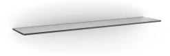Cinque mensole in vetro trasparente 90 cm Row Maxi
