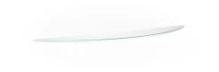 Cinque mensole rotonde per cucina in vetro 90 cm Clove