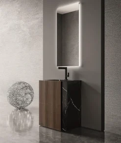 Composizione mobili bagno Crono 2 di Loetrà