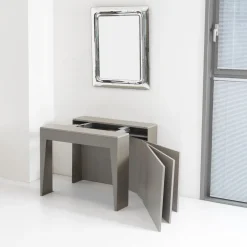 Consolle allungabile Glen in acciaio e laminato