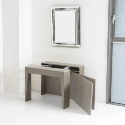 Consolle allungabile Glen in acciaio e laminato