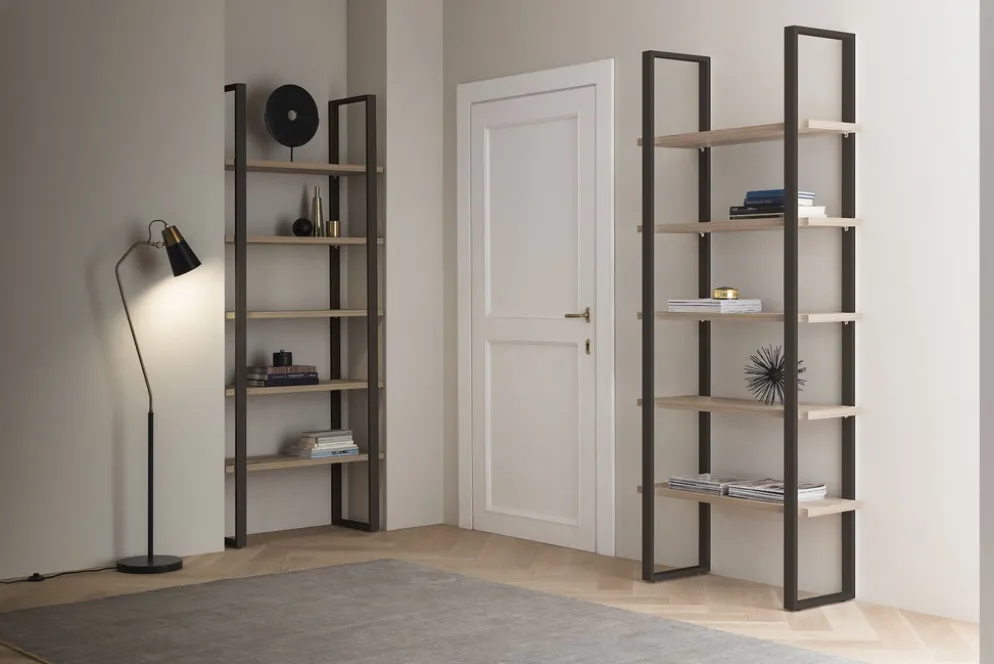 Coppia librerie moderne Lilac