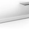 Coppia mensole design in vetro curvo 100 cm Curl