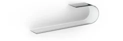 Coppia mensole design in vetro curvo 100 cm Curl