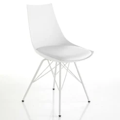 Coppia sedie da cucina Kirby White