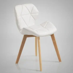 Coppia sedie imbottite Eleanor White