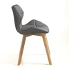 Coppia sedie imbottite Eleanor Grey