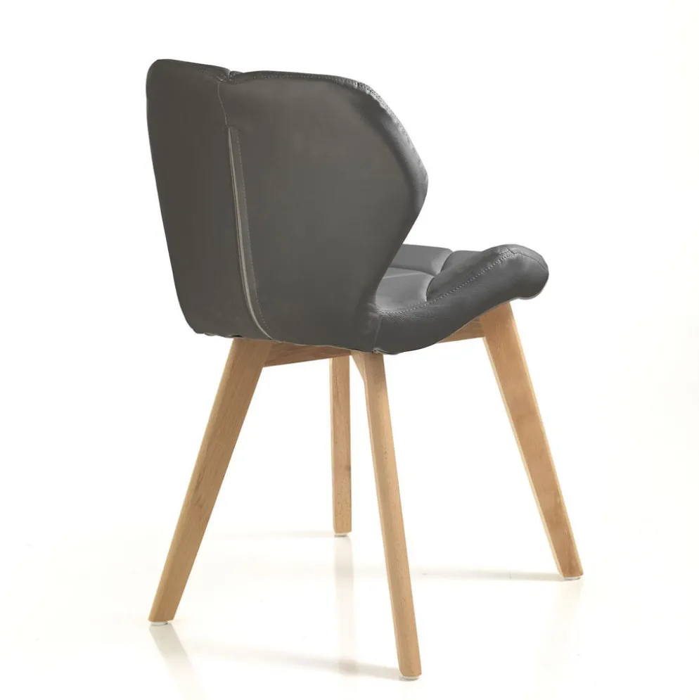 Coppia sedie imbottite Eleanor Grey