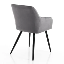 Coppia sedie imbottite Ferrand Grey