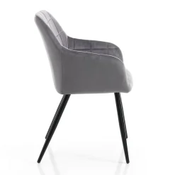 Coppia sedie imbottite Ferrand Grey