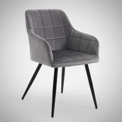 Coppia sedie imbottite Ferrand Grey