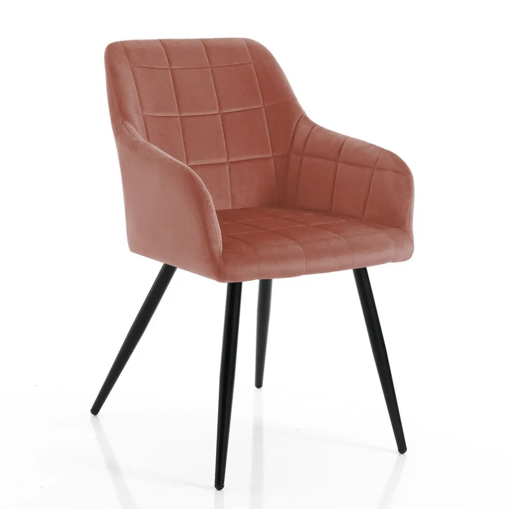 Coppia sedie imbottite Ferrand Pink