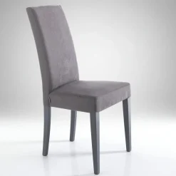 Coppia sedie imbottite Vona Grey