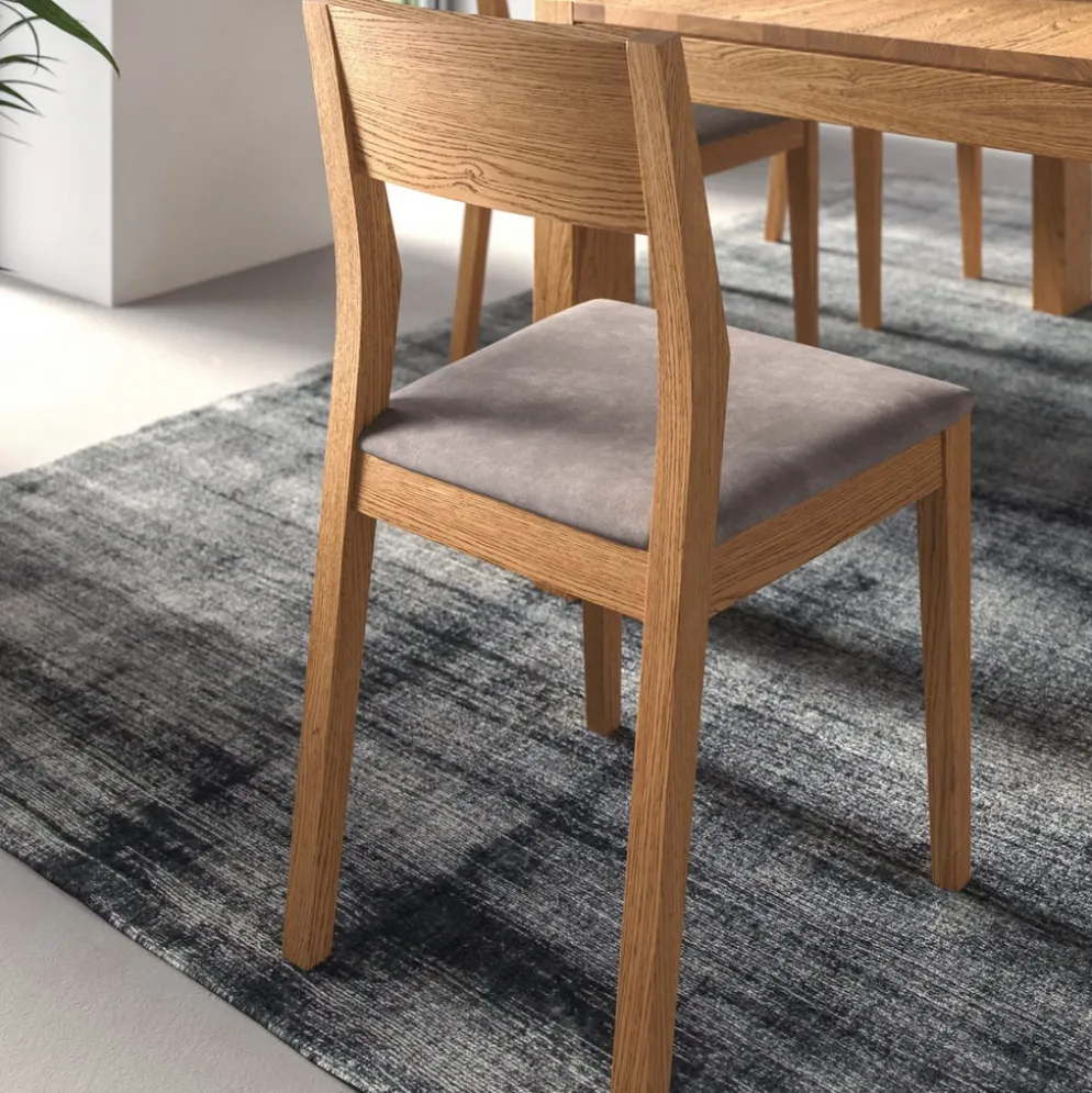 Coppia sedie in legno massello Eldan