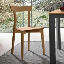 Coppia sedie in legno massello Sylven