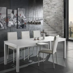 Coppia sedie moderne Aksel White