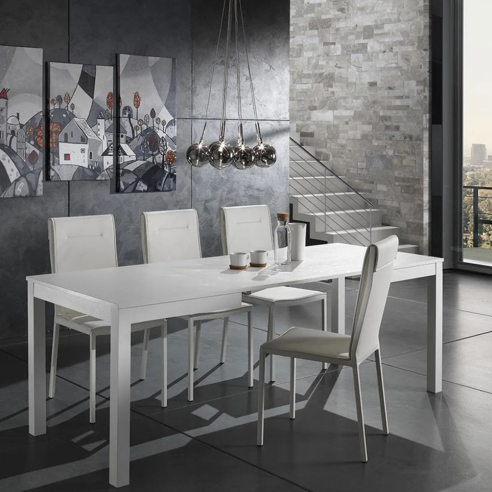 Coppia sedie moderne Aksel White