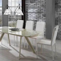 Coppia sedie moderne Aksel White