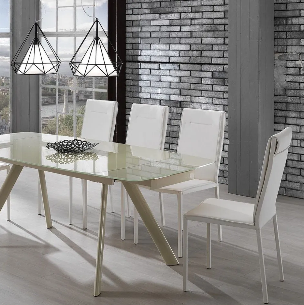Coppia sedie moderne Aksel White