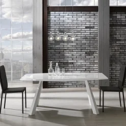Coppia sedie moderne per sala pranzo Aksel Grey