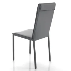 Coppia sedie moderne per sala pranzo Aksel Grey