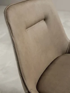 Coppia sedie per sala pranzo Bergen Nabuk