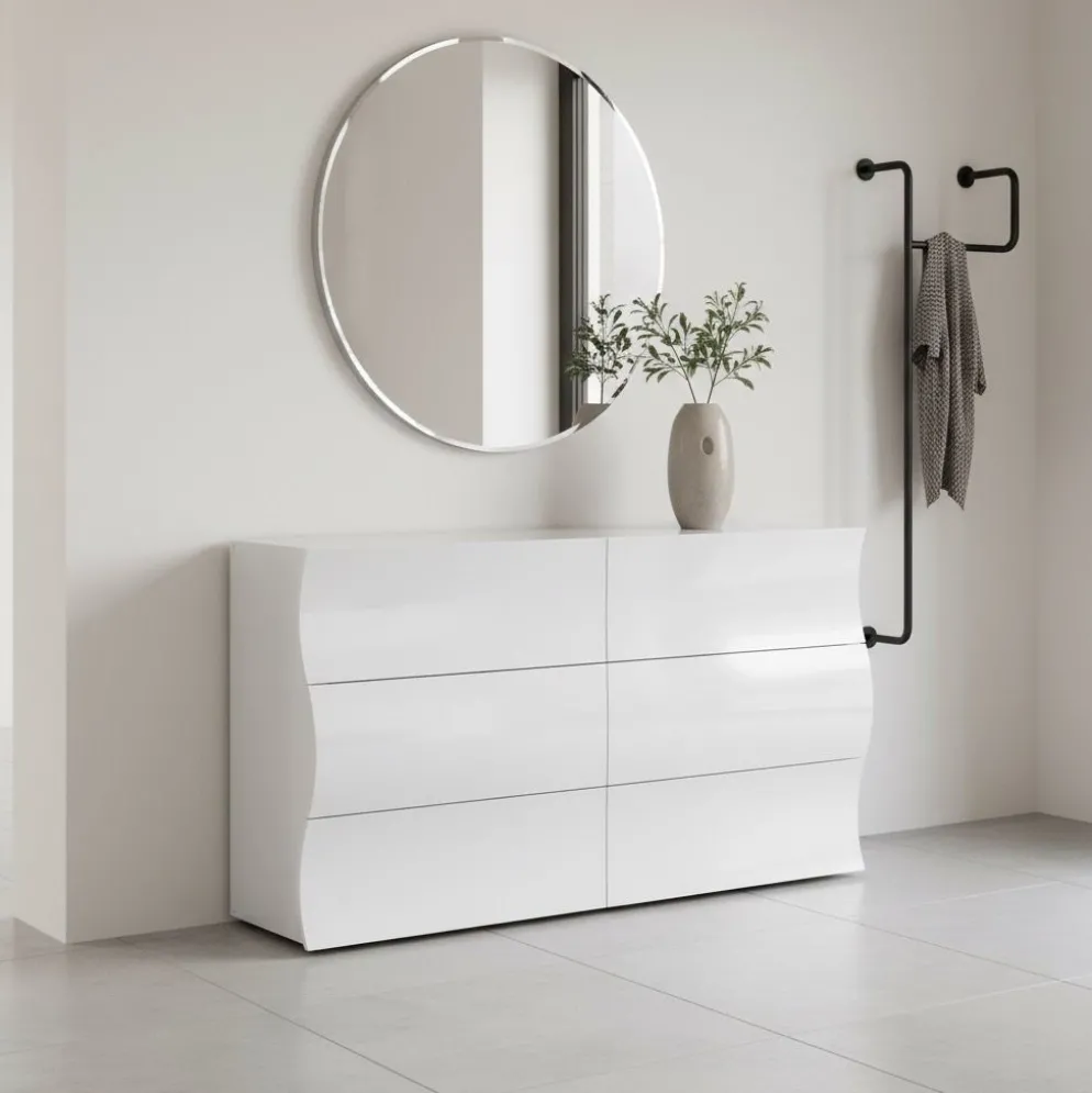 Credenza cucina con 6 cassetti Surf F