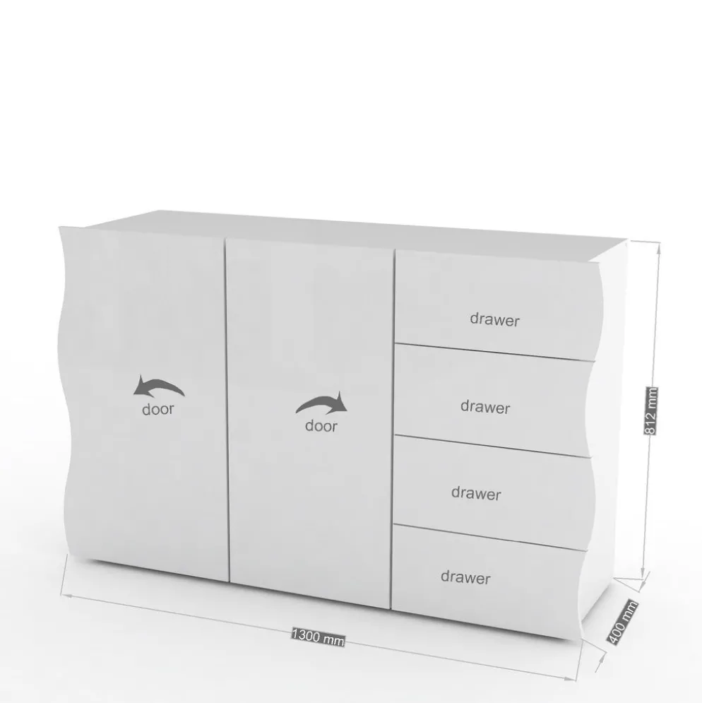 Credenza da cucina moderna Surf B