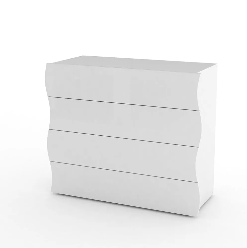Credenza moderna con 4 cassetti Surf D