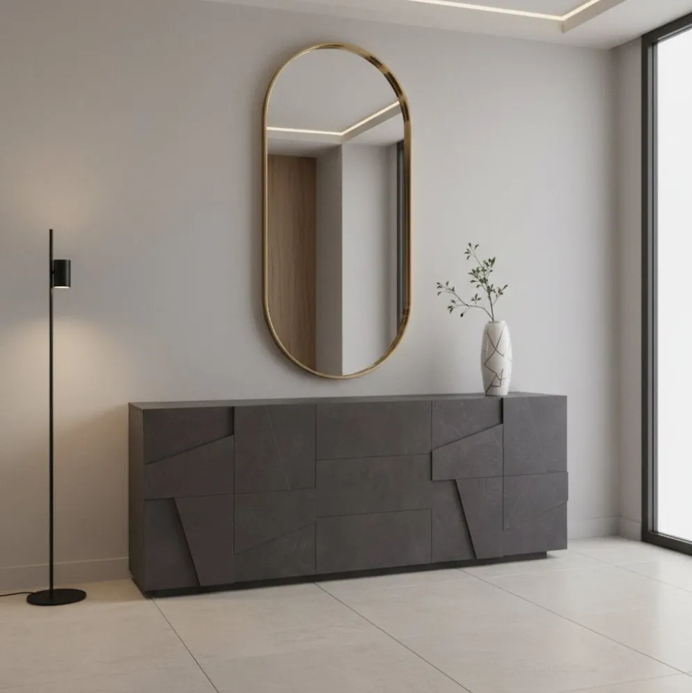 Credenza moderna Taylor 4A/3C Slate