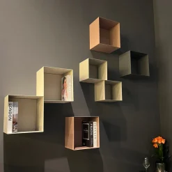 Cubo da parete in acciaio Naoki