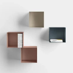 Cubo da parete in acciaio Naoki