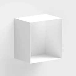 Cubo da parete in acciaio Naoki
