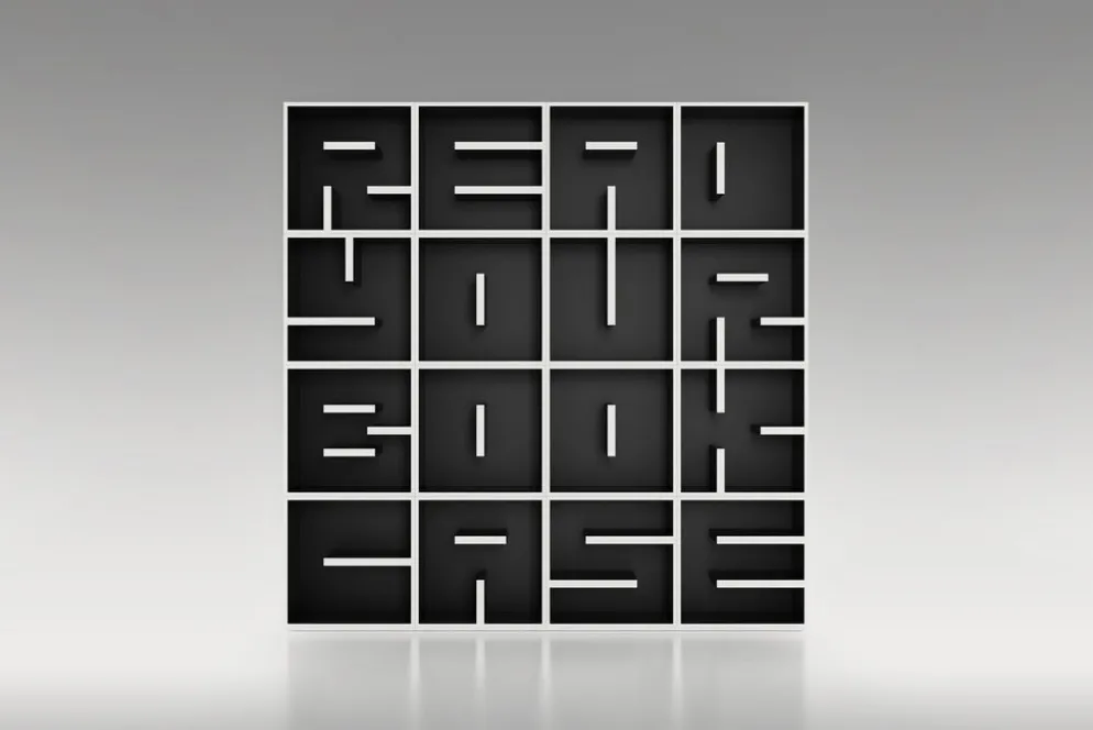 Cubo da parete per libreria ABC Bookcase