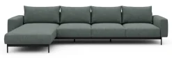 Divano con chaise longue Arthon B3
