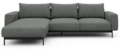 Divano con chaise longue Arthon B2