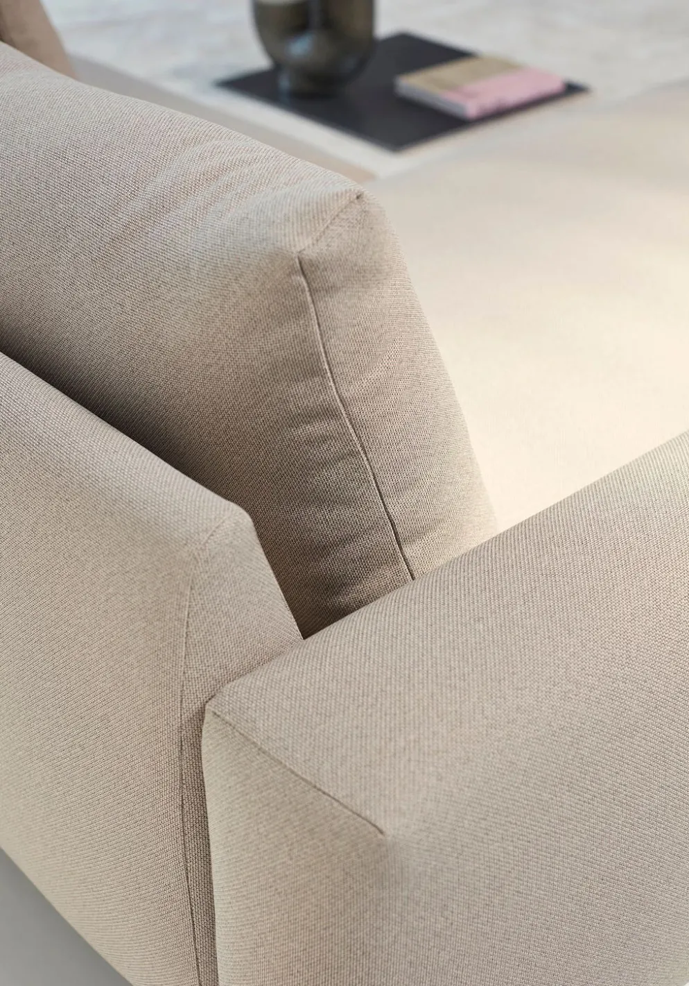 Divano con chaise longue Arthon B2