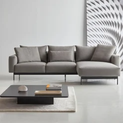 Divano con chaise longue Arthon B2