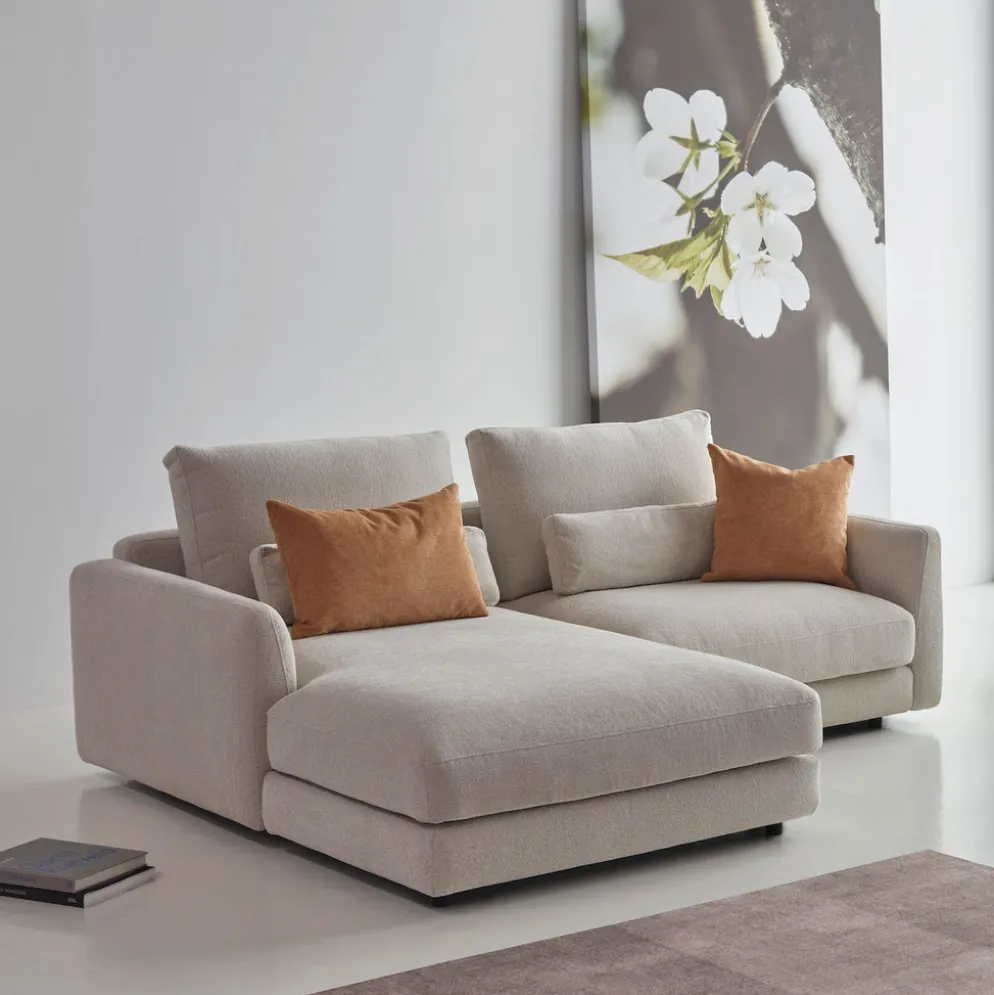 Divano con chaise longue Vivole 7.2
