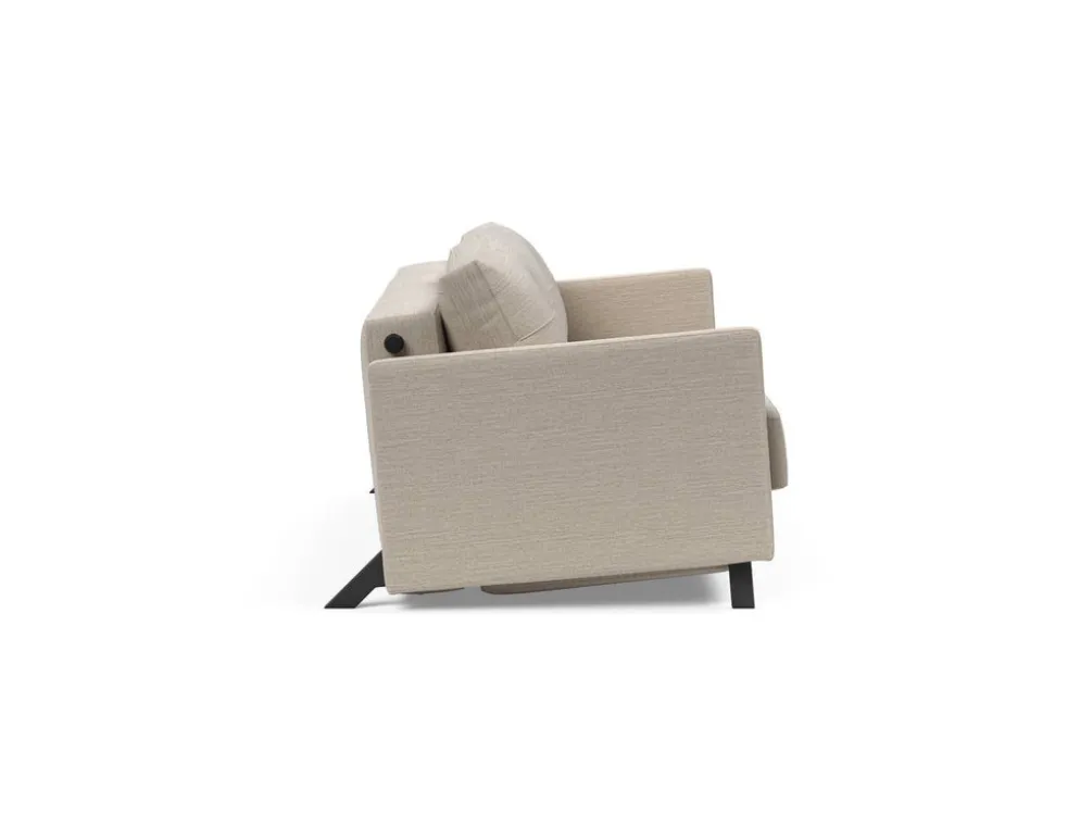 Divano letto con braccioli Cubed Arm 160