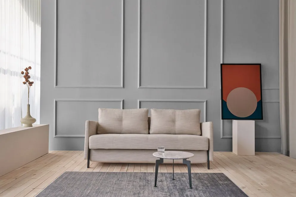 Divano letto con braccioli Cubed Arm 160