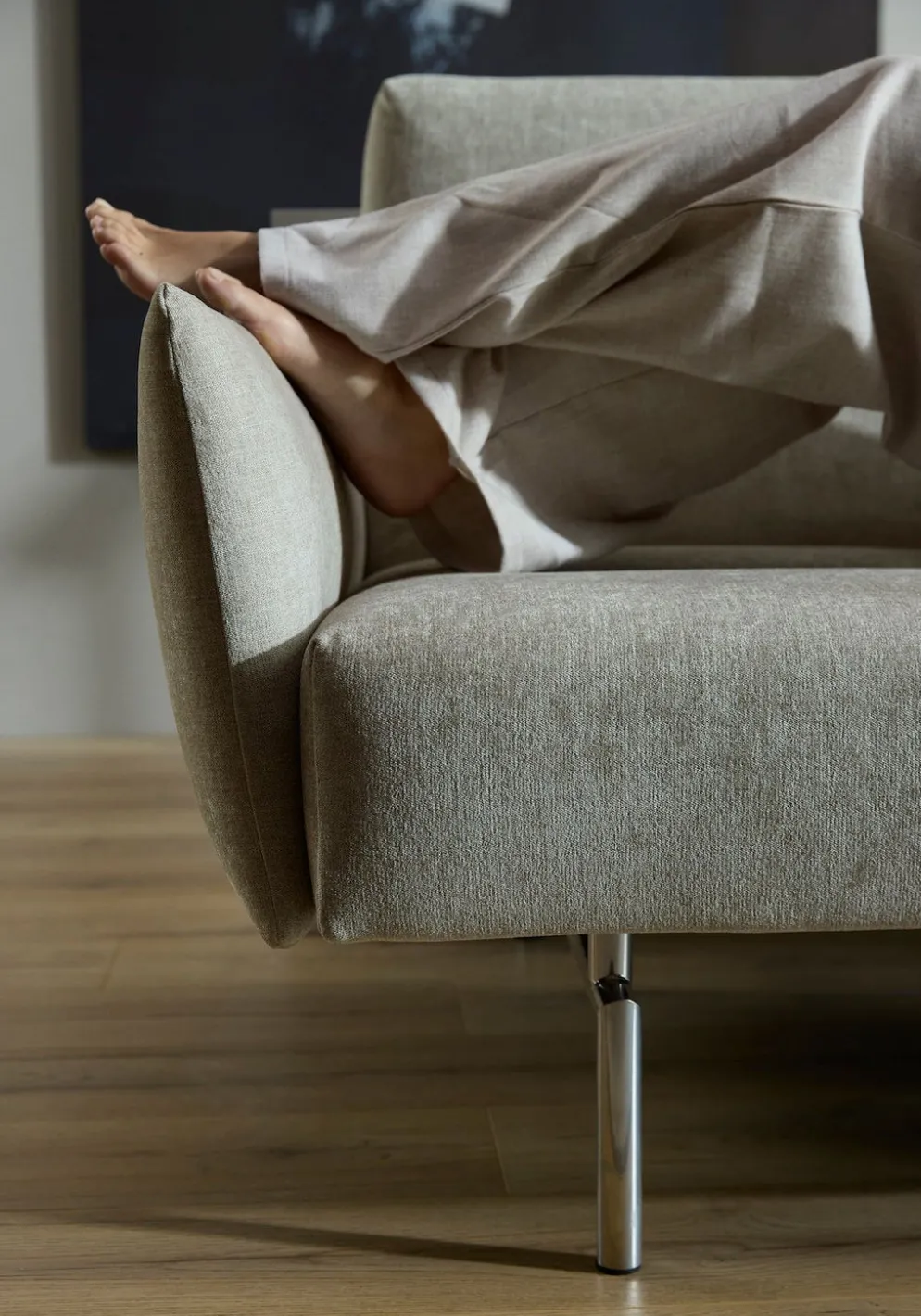 Divano letto con braccioli Jillis Arms