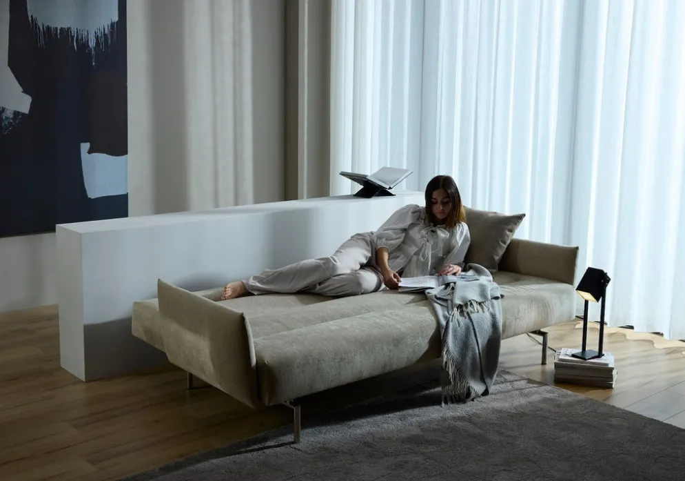 Divano letto con braccioli Jillis Arms