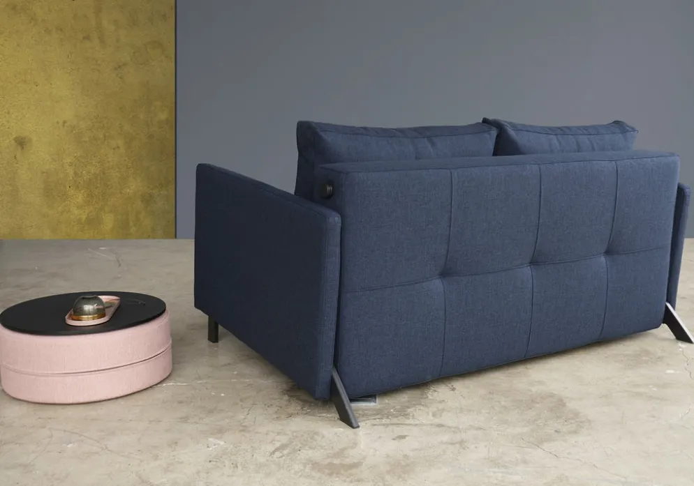Divano letto estraibile Cubed Arm 140 con braccioli